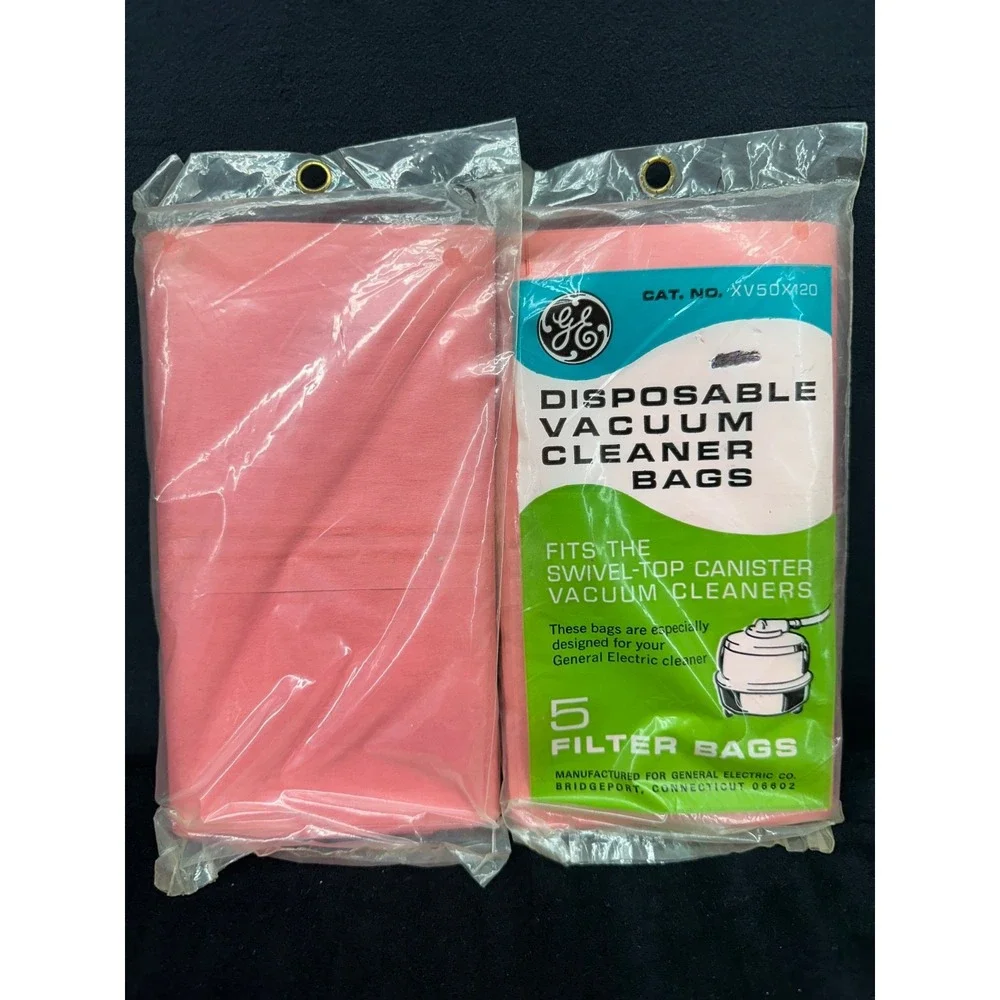 General Electric GE Swivel Top Canister Vacuum Bags 2 Packs 10 Bags XV50X120